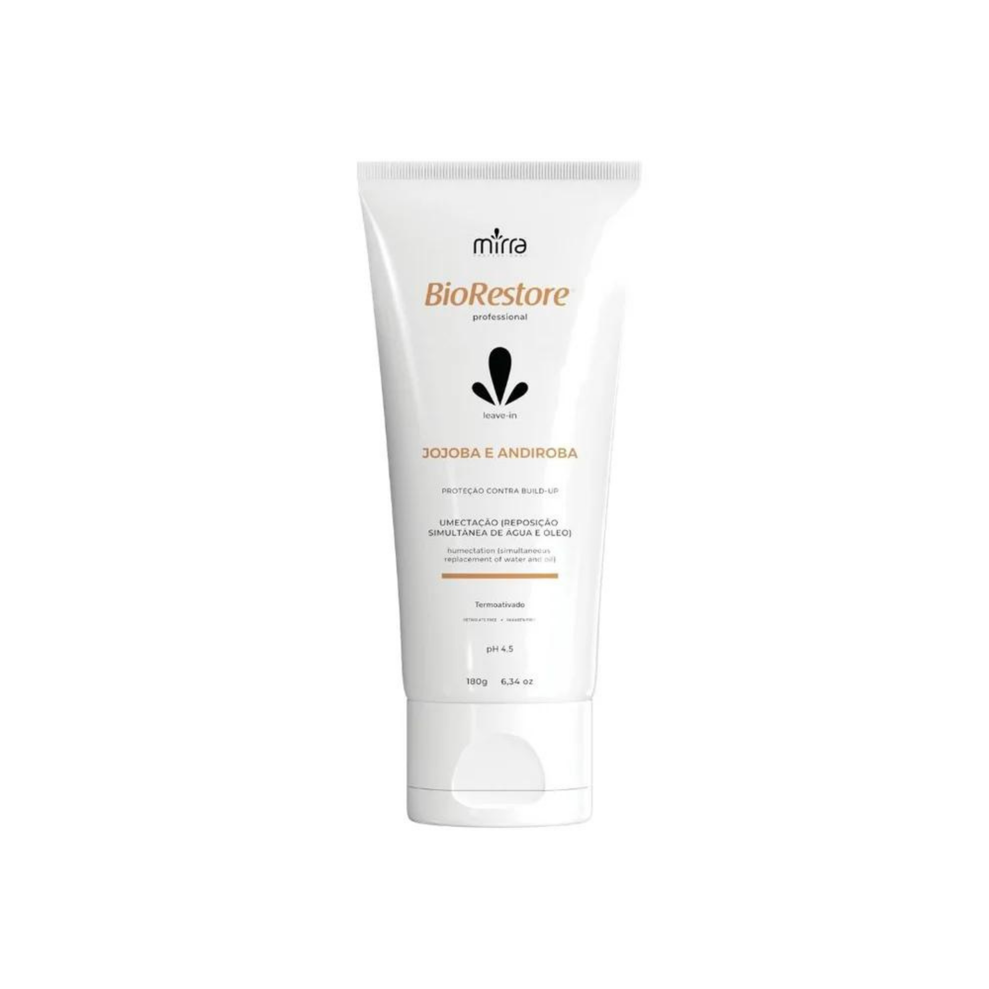 Leave-In Biorestore Build-Up Jojoba + Andiroba - 180ml - Mirra